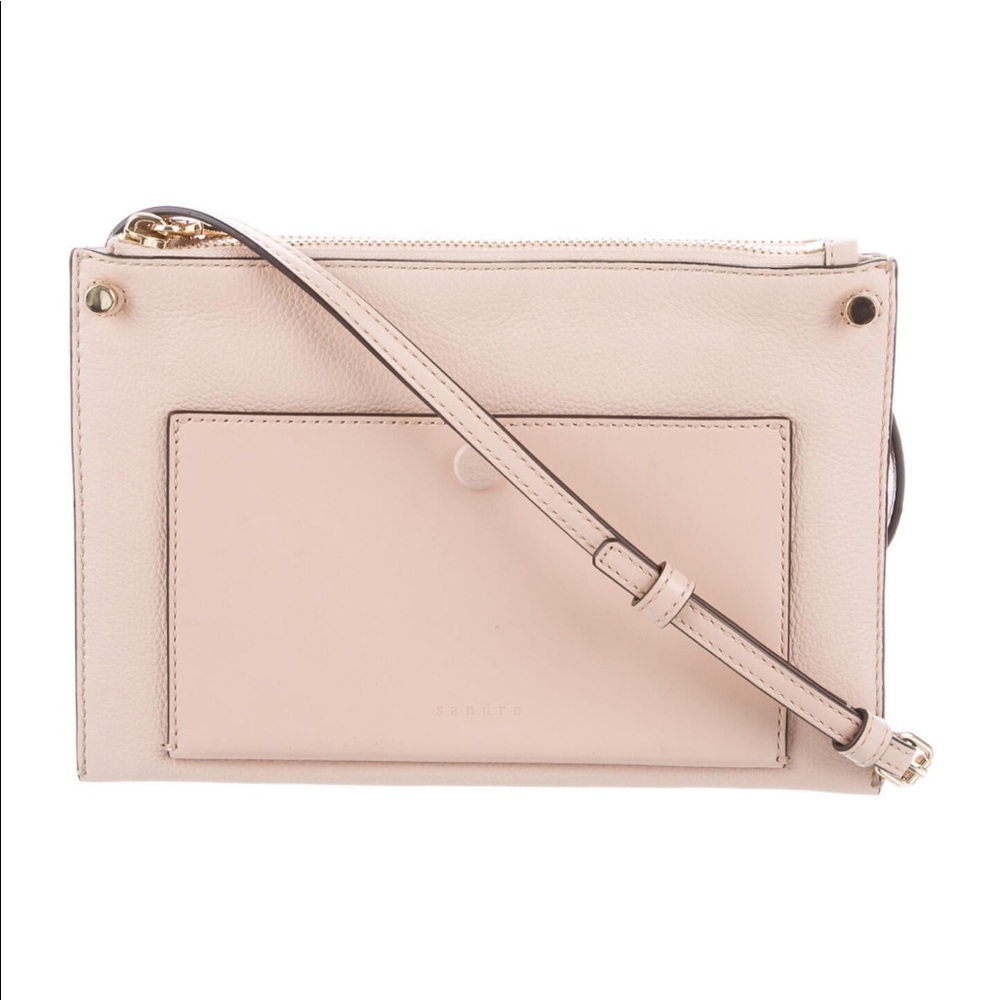 SOLD Sandro NWOT Ballet Pink Crossbody Bag